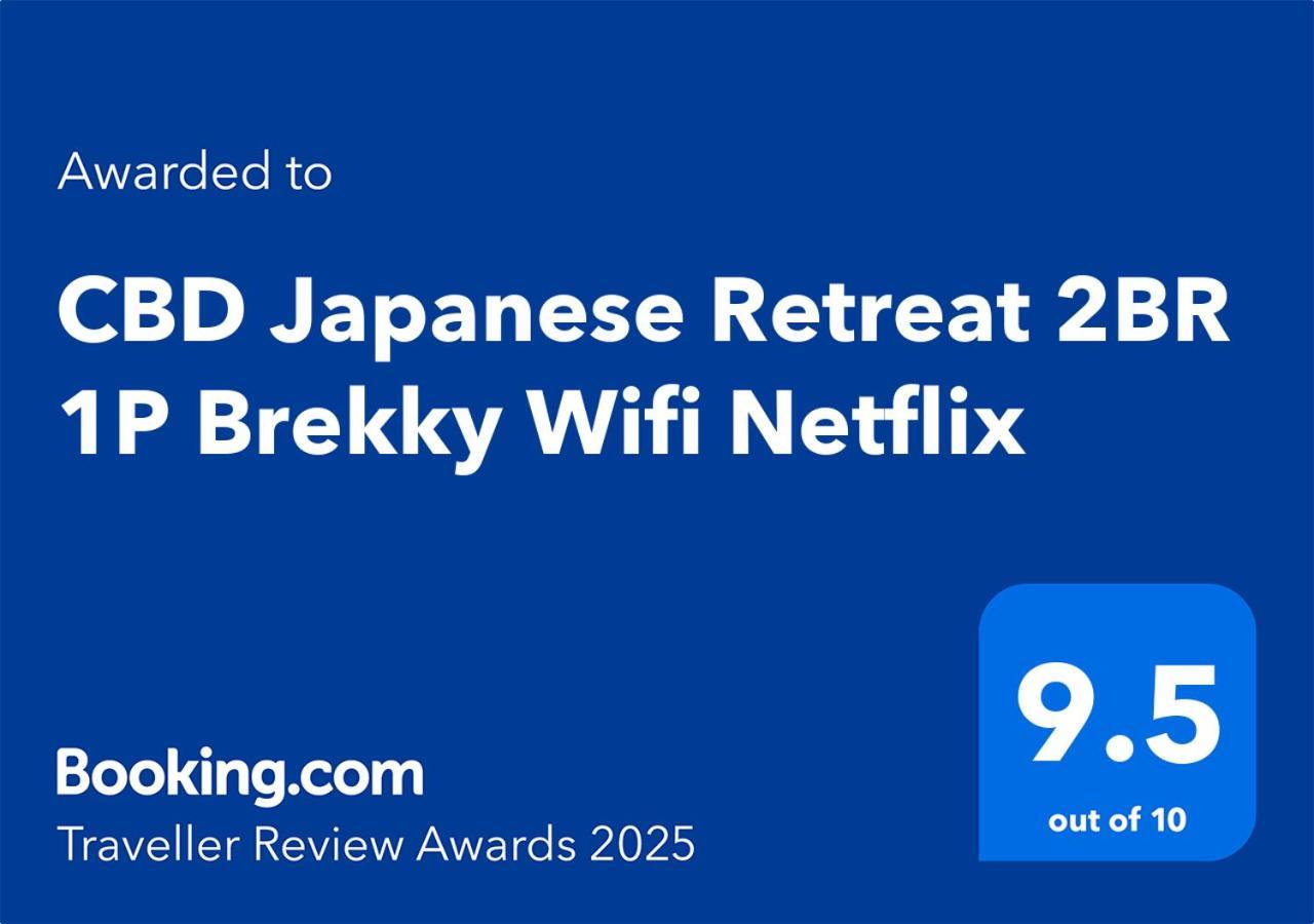 Cbd Japanese Retreat 2Br 1P Brekky Wifi Netflix Appartement Canberra Buitenkant foto